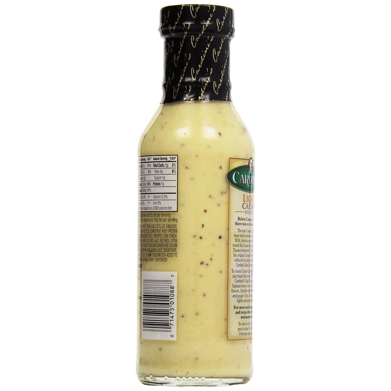 Cardini's Lite Caesar Dressing, 12 oz