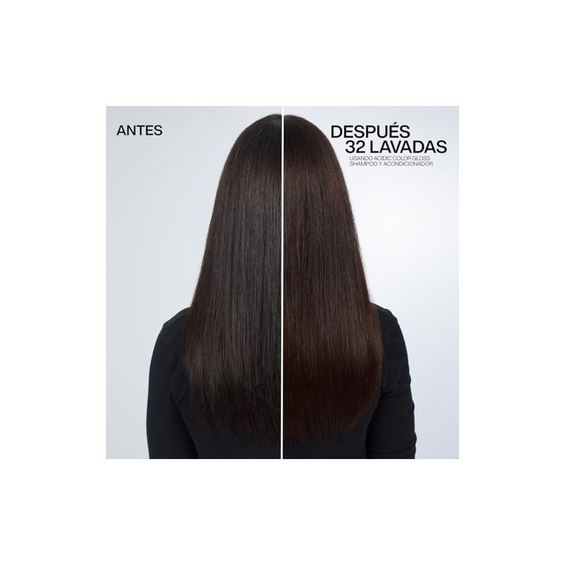 Redken Shampoo 300ml + Protector Térmico 200ml Acidic Color Gloss
