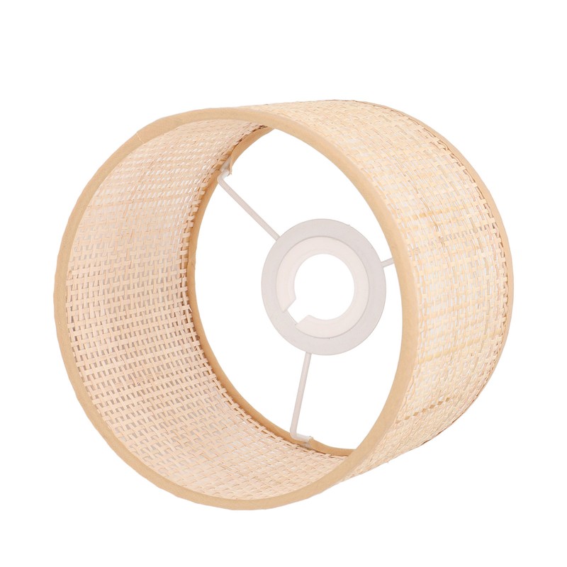 Rattan Lamp Shade Replacement Woven Basket Chandelier Vintage Hanging Table