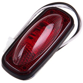 LBRST 5x Clear 12 LED Smoke Cab Roof Running Top Marker Lights Assembly+Red Fender Marker Light Replacement for Dodge Ram 1500 2500 3500 4500 5500 2003-2018 Pickup Trucks