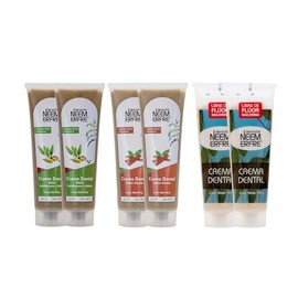Bienestar NEEM ERFRE Pasta de Dientes Natural Sabor Menta, Canela y Cardamomo | Sin Fluoruro, Gluten, Sulfatos (SLS), Parabenos, Petrolatos, Triclosan, Azucar