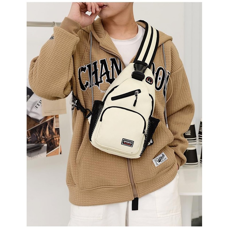 Brymthy Sling Backpacks Chest Shoulder Crossbody Purse Surper Light Handbag
