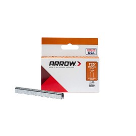 Arrow Heavy Duty T25 Round Crown Staples for Cable and Low Voltage Wiring, 1100 Pack, Leg Length 7/16 Inch, Crown Size 5/16 Inch