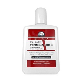 BUMP TERMINATOR EXTRA STRENGTH Severe Bumps Treatment | Razor Bumps And Ingrown Hair Treatment | Bikini Bumps | Back of Head Bumps And Ingrown Hair Treatment, 6.8 oz (Pack of 1)