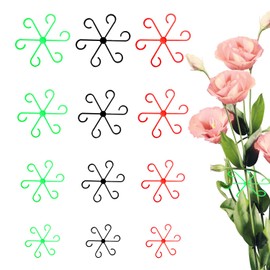 QIYUDA 12 PCS Plant Stem Support, Reusable Stem Holder, Different Sizes Plant Support Ring