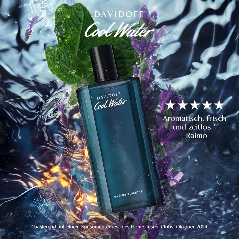 Davidoff Cool Water Eau de Toilette – Aromatic Men's Cologne