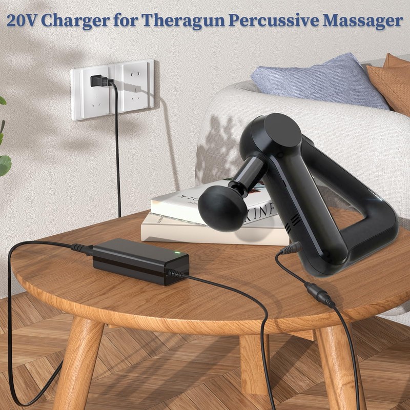 20V Charger for Theragun Elite Massage Gun Power Supply for