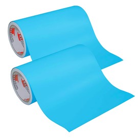 ORACAL Oramask 813 Low-Tack Adhesive Light Blue Stencil Vinyl 12 Inch by 24 Inch Rolls (2 Roll Pack)