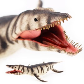 Gemini&Genius Dinosaur Toys Kronosaurus with Movable Jaw Well Made Sea Monster Dinosaur Prehistoric Ocean Shark Animal Figure Toys Collection or Gift for Kids