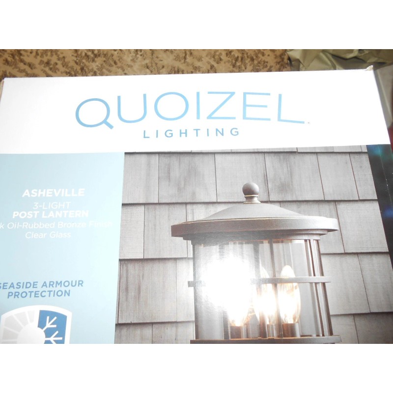 Quoizel NEW - Quoizel Asheville 15-in Dark Oil Rubbed Bronze