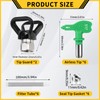 15 Pcs Sprayer Tips Set,7 Pcs High Pressure Reversible Spray