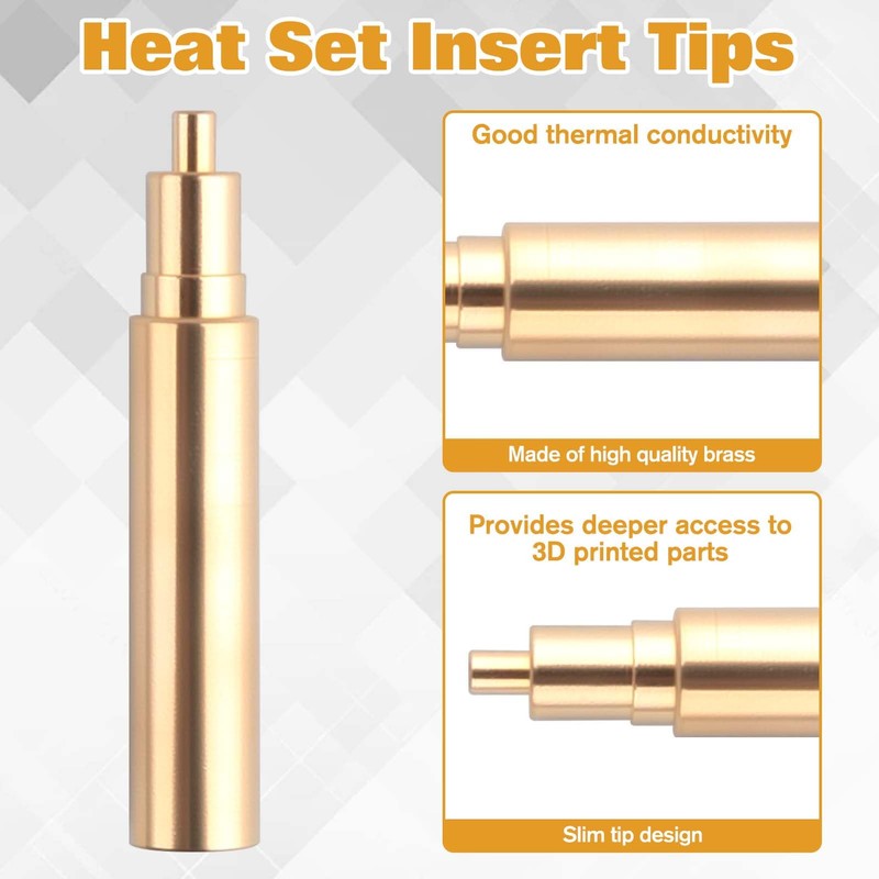 SPEEDWOX 6 x Heat Set Insert Tips for Thread Inserts