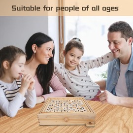 Wooden Maze Game Toy,Maze Puzzle Board,Wooden Labyrinth Game,Maze Educational Labyrinth Puzzle, Wooden Ball Game Maze Educational Labyrinth Puzzle Toy for Adults Kids