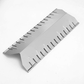 YIHAM KS767 Grill Heat Shield Replacement Parts for Huntington 6301-24, 6300-14, 6301-14, 30040HNT, 24025HNT, Master Forge 30030MSF Broil-Mate Fiesta, Stainless Steel BBQ Heat Plate Tent 19 9/16 inch