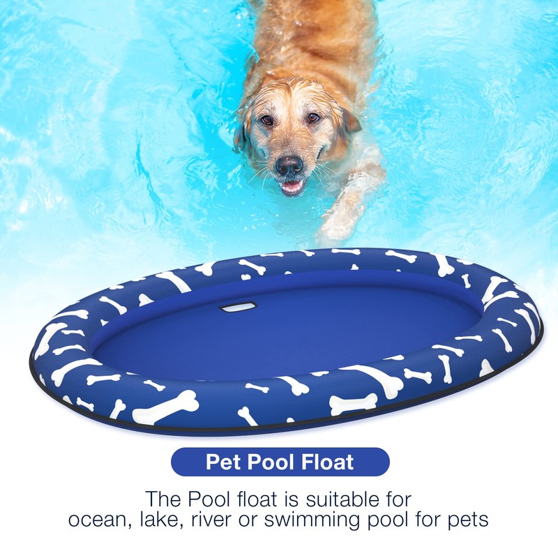 Pet Soft Dog Float Raft - Inflatable Dog Swimming Float