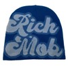 CORIRESHA Men Y2K Beanies Letter Graphic Knitted Hat Women Winter