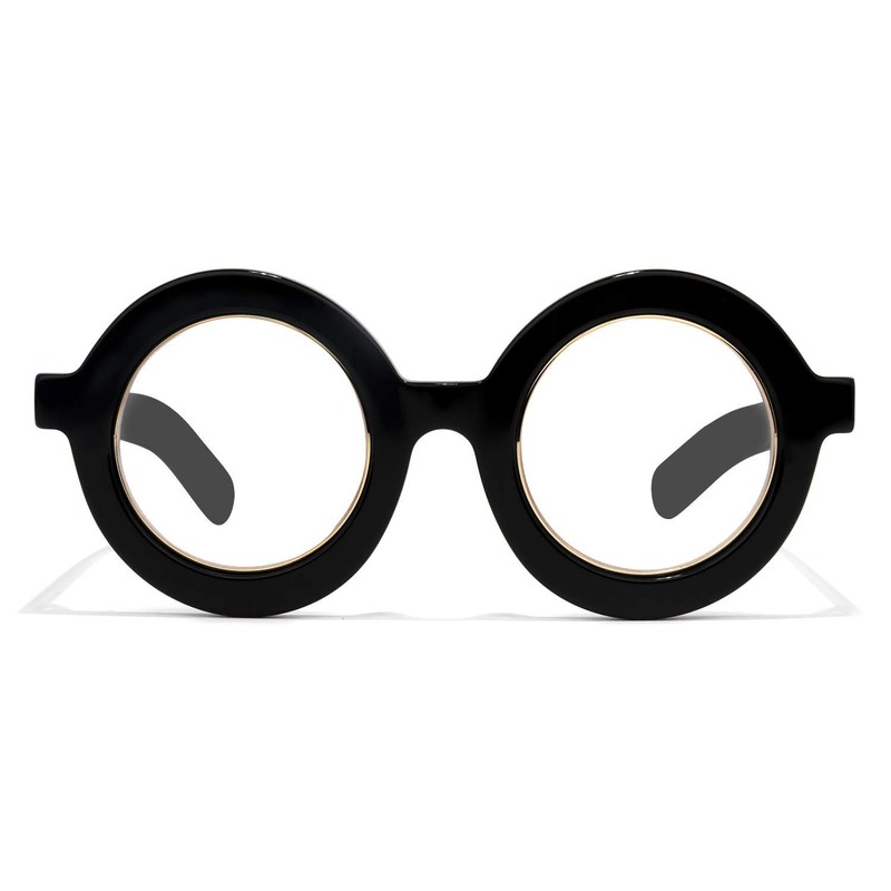 VOOGLAM Retro Round Blue Light Blocking Glasses for Women Men