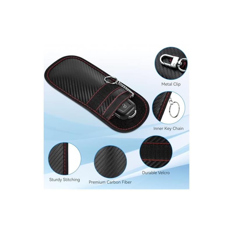 Hoiny RFID Signal Blocking Key Fob Protector - 2 Pack
