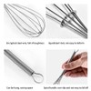 Magic Skin Stainless Steel Mini Whisk Set 7" 8" 10"