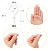 RELBRO 1/2 Inch Small Screw Hooks, Mini Metal Twist in