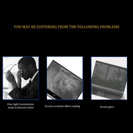 KEANBOLL 2 Pack 14.1 Laptop Screen Protector for 14.1 Inch Laptop with 16:9 Display (3840x2400, 1920x1200), 14.1 Inch Anti Glare Screen Protector, Anti Fingerprint