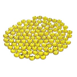 Preciosa Viva Rhinestones No Hotfix Flatback - Citrine - SS12 (3mm) - Choose Your Quantity (72)