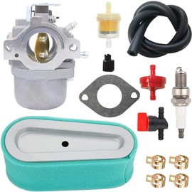 ZAMDOE Carburetor for Briggs & Stratton LMT 5-4993 799728 498027 499161 498231 494502 494392 495706 498134 496592 699318 699737 699856 699896 Carburetor with 496894s Air Filter Mounting Gasket filter