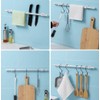 Curtain Rod Brackets for Window Curtains – Self-Adhesive Nail-Free Adjustable