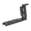 Universal Metal L shape Quick Release Plate with Hot Shoe