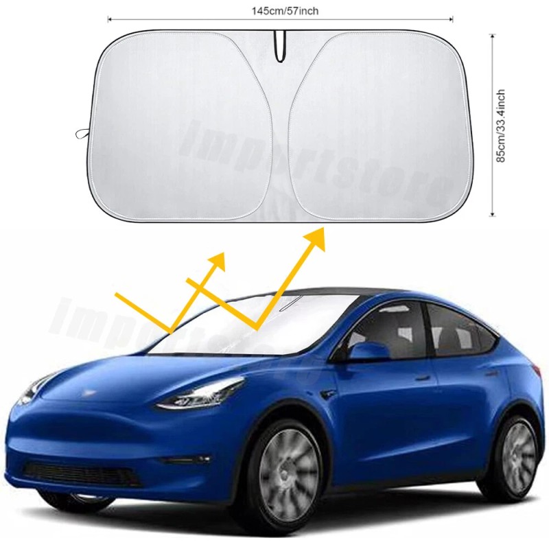 Unbranded Windshield Window Shield Reflective Sun Block Shade Visor Car