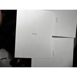 Vera Wang Fine Papers 8 cards w/Envelopes Calligraphic Flower Vellum Crane&Co