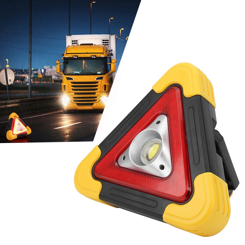 Car Warning Triangle Lamp Emergency MultiFunction Work Light Safety Flashing