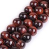 (16mm/Red) - GEM-inside 16mm Round Red Tiger Eye Beads Strand