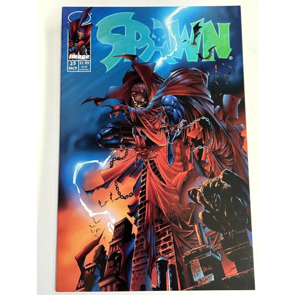SPAWN #25 NEAR MINT 1994 TODD MCFARLANE IMAGE COMICS b-345
