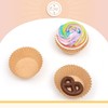 qiqee 300 Count Jumbo Cupcake Liners Natural Muffin Liners Food