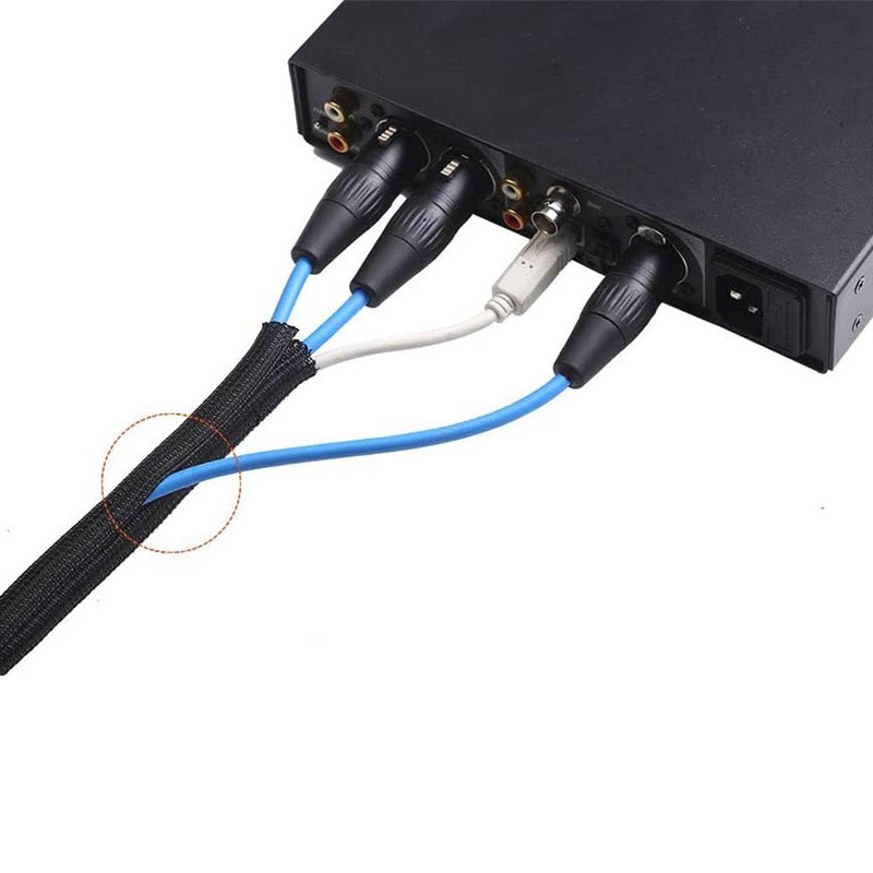 Cable Cover Organiser Cable Tube Self-Closing 13-18 mm 0.5 m