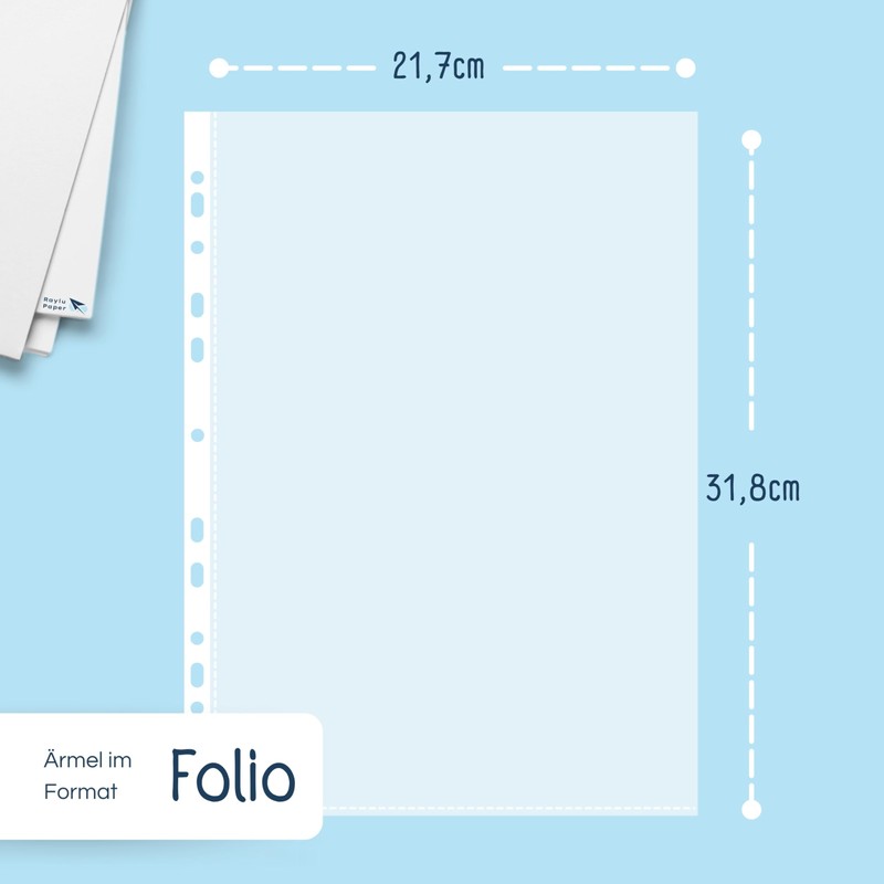 Raylu Paper - 100% Recyclable Polypropylene Multi-Drill Sleeves with Large