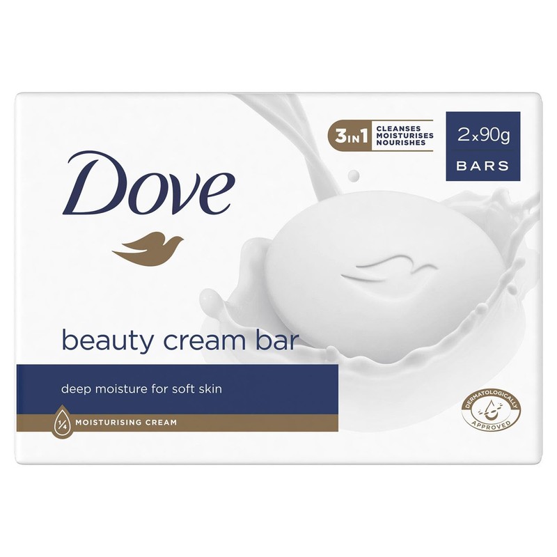 Dove Orginal Beauty Cream Bar 3 in 1 Cleanses, Moisturises