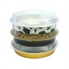 MYStar Set of 12, 6" Round Shape Non-stick Aluminum Baking