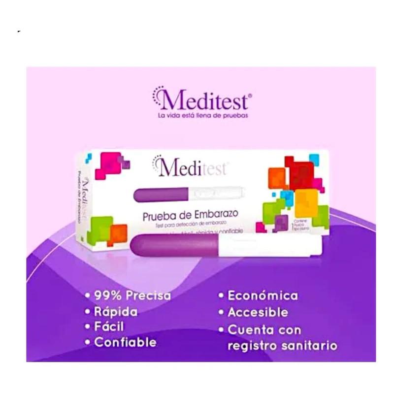 Prueba De Embarazo Rapida Casera De Orina Meditest 99%eficaz