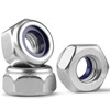 DIN985 Hex Nuts M5-120 Pieces, Czkonore Stainless Steel (A2/V2A) Locking