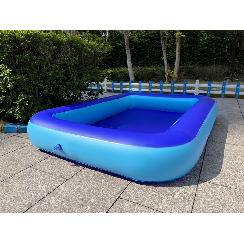 Inflatable Splash Pool for Kids, Plastic Wading Pools Outdoor, Large