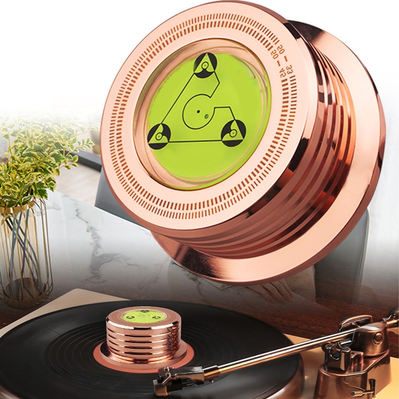 Record Weight Stabilizer Professional 50Hz 45rpm Vinyl Turntable Disc Stabilizer