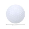 10Pcs Double Layer Golf Practice Balls Soft Putting Training Balls