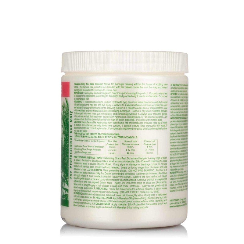 Hawaiian Silky 30008 no base relaxer, mild, White, 20 Ounce
