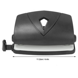 2 Hole Slot Puncher 10 Sheets Capacity Practical Paper Hole Metal Punch