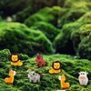 OZLMC 50 Pcs Mini Giraffe Figurines for Fairy Gardens,Miniature Landscapes,