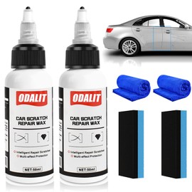 Vizela 2Pcs Odalit Ultimate Car Paint Scratch Repair Wax, Car Scratch Remover, Universal Compatibility, Super Hydrophobic Protection, Metal, Plastic, Leather, Rubber
