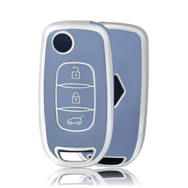 OFFCURVE Key Cover Car Key Case Protective Cover for Renault Sandero Stepway Logan Arkana Captur Kadjar Clio Megane Symbol Koleos Twingo Kangoo Dacia Duster