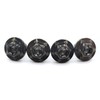 Kuroobaa Titanium Motorcycle License Plate Bolts M6x15mm Snowflake Design, Set
